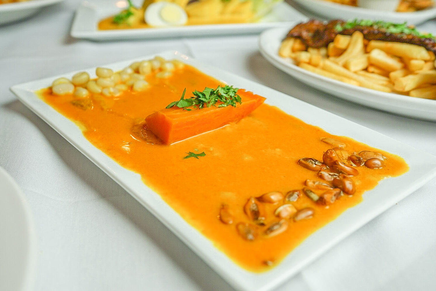 A plate of food on top of a table.